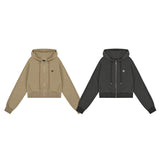 STITCH LOGO PIGMENT HOOD ZIPUP [2color]
