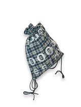 000 Design Check Gym Sack / Navy