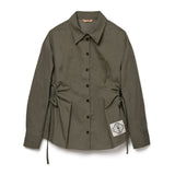 [LINE] Circle String Wrinkle Shirt (2colors)