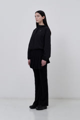 KIRSH PLAIN INCISION WOVEN WINDBREAKER [BLACK]
