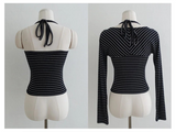 COAH HALTER NECK & SLIM BOLERO CARDIGAN SET (3COLORS!)