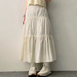 Beads banding cancan long skirt