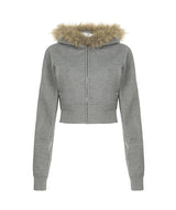 Cloud Fur Hoodie Jacket 233405455