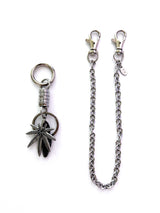 Weed Charm Hook Layered Keychain