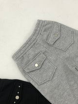 シルバースタッドブーツカットパンツ