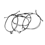 [2pack] symbol pendant thin string bracelet