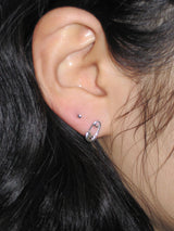 [925Silver] Safety pin piercing