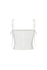 HEART RIBBON TOP (SS ver.) ivory