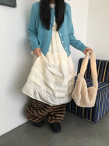 ピンタックレイヤードドレス