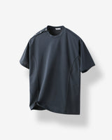 Busy Cropped Snap Top
