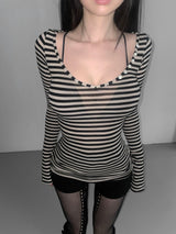 レモネードストライプTシャツ