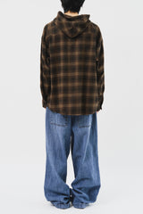 Venny Check Hooded Shirt (3color)