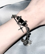 Black Mood Square Bracelet
