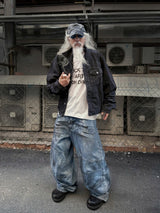 Dirty Black Jacket Jean