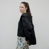 [Unisex] Hoodie Leopard Jumper Black