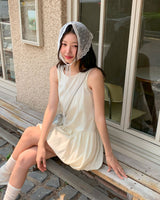 [MADE] Balloon sleeveless dress