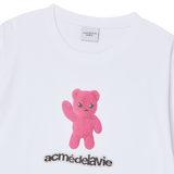 25SS ALIEN BEAR SHORT SLEEVE T-SHIRT WHITE