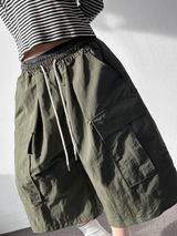 Windy Nylon Rustling Cargo Bermuda 5 Color