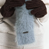 C HAIRY MUFFLER_LIGHT BLUE