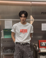 トーキョー プリント クロップ ショートスリーブ Tシャツ
