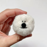 Wool Fur Bichon Keyring