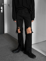 ダブルデスブーツカットデニムパンツ