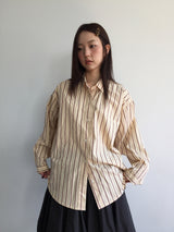 Shoreditch striped shirt (2color)