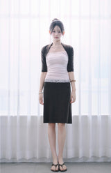 [MADE] Baysel Lace Sleeveless & Bolero Set