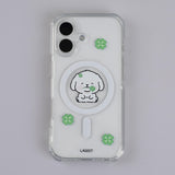 [MADE]TTUMARO Four-Leaf Clover MagSafe Clear Phone Case