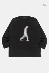 One man work ribbed knit long sleeve