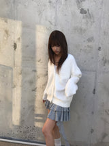 アンバランスフリルミニスカート