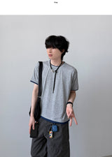 [1+1] パステルレイヤードショートスリーブTシャツ