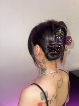 Trippy dot hairpin (4color)