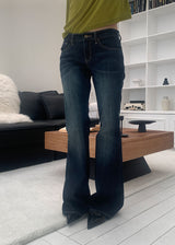 YELLOW STITCH BOOTS CUT DENIM