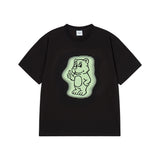 25FW AC BEAR NEON SHORT SLEEVE T-SHIRT BLACK