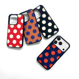 【MADE】Sizzling dot Red iPhone case [Glossy Glass/Magsafe]