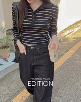 【MADE】ストライプ長袖Tシャツ