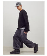 3D Back Pocket Sweatpants Vintage Washing