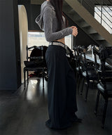 [Unisex] Side point flare slacks(2color)