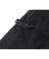 LB ウォッシュド オックスフォード カーペンターパンツ (Black)