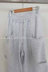 [UNISEX] Big Pocket Sweat Suit Jogger & Wide Pants