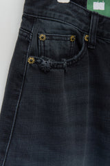 (W) Poison Dyeing Wide Denim