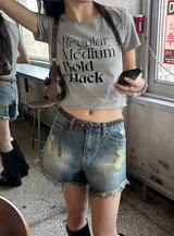 [S/S] レギュラープリンティングハーフTシャツ(3color)