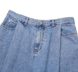 Libern tuck denim pants