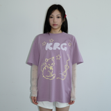 KIRIGIRL ボクシーTシャツ _PURPLE
