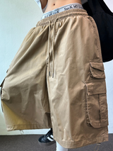 HIP-CARGO BALLOON STRING BERMUDA🍪🖤🌴3COLOR