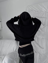 pretty emotion hooded zip-up (2color)