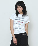 3ダメージ Tシャツ (white)