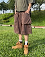 ダブルポケットハーフスウェットパンツ