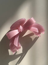 Arch ribbon hair clip (8color)
